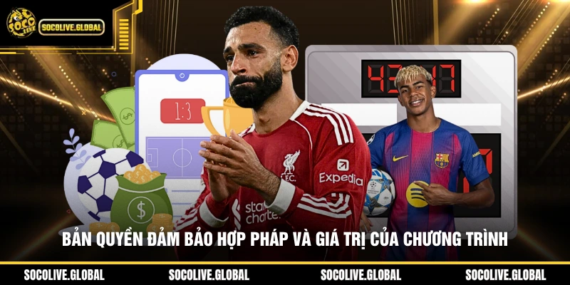 Bản quyền đảm bảo hợp pháp và giá trị của chương trình