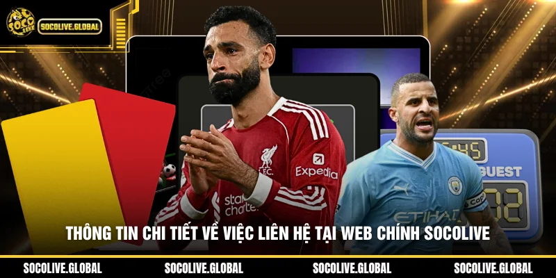 Thông tin chi tiết về việc liên hệ tại web chính Socolive